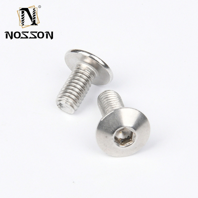 304 acero inoxidable Hexagonal Chamber Resistencia a la corrosión Muebles Socket tornillos y pernos con cabeza redonda estándar DIN