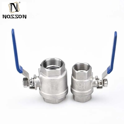Tamaño de puerto personalizable 1/2&quot; 4&quot; SS Alta presión 1PC Hexagonal Thread 2000wog válvula de bola para la industria de alimentos y bebidas
