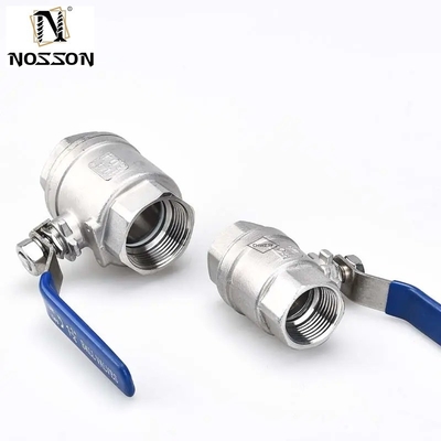 Tamaño de puerto personalizable 1/2&quot; 4&quot; SS Alta presión 1PC Hexagonal Thread 2000wog válvula de bola para la industria de alimentos y bebidas