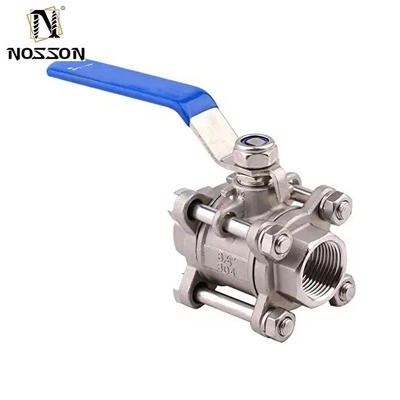 Apoyo personalizado ODM 1/2 &quot; 4&quot; Valva de bola de acero inoxidable negra DN50 para aplicaciones industriales