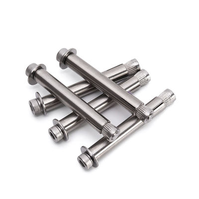 1/2 Diámetro acero inoxidable revestido Ancla de expansión perno tornillo perno cabeza hexagonal de hormigón para la larga duración en el sistema métrico