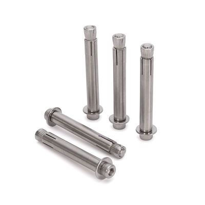 1/2 Diámetro acero inoxidable revestido Ancla de expansión perno tornillo perno cabeza hexagonal de hormigón para la larga duración en el sistema métrico