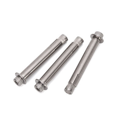 1/2 Diámetro acero inoxidable revestido Ancla de expansión perno tornillo perno cabeza hexagonal de hormigón para la larga duración en el sistema métrico