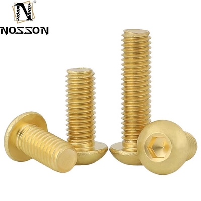 Paz de la mente garantizada métrica H62 de latón Pan Head Torx máquina de seguridad tornillo M8 botón Trox cabeza de tornillo con acabado plano