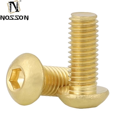 Paz de la mente garantizada métrica H62 de latón Pan Head Torx máquina de seguridad tornillo M8 botón Trox cabeza de tornillo con acabado plano