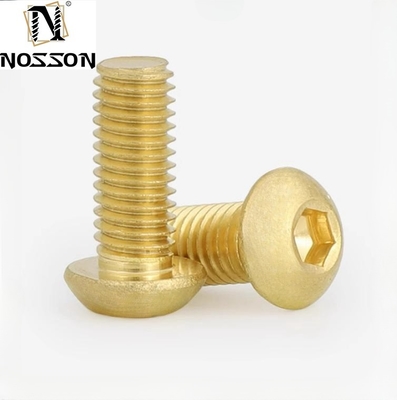 Paz de la mente garantizada métrica H62 de latón Pan Head Torx máquina de seguridad tornillo M8 botón Trox cabeza de tornillo con acabado plano