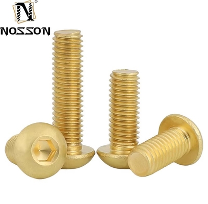Paz de la mente garantizada métrica H62 de latón Pan Head Torx máquina de seguridad tornillo M8 botón Trox cabeza de tornillo con acabado plano