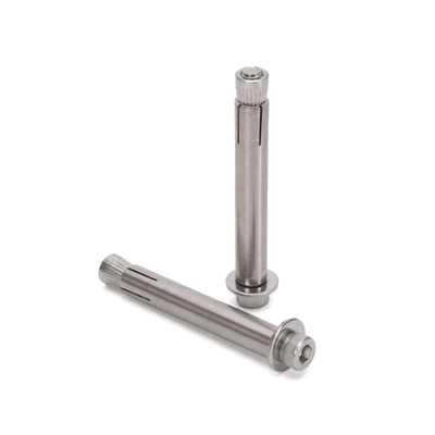 3/8 ISO estándar marrón 304 de acero inoxidable Hex parafusos de expansión interna incorporado para el tornillo explosión M6M8M10M12 con tamaños personalizados