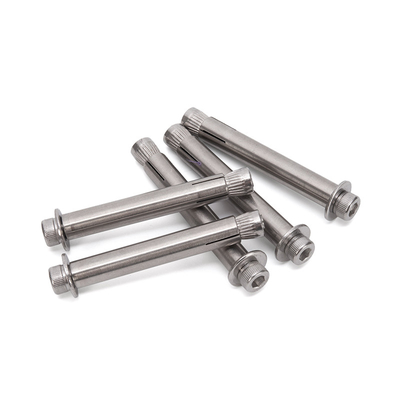 3/8 ISO estándar marrón 304 de acero inoxidable Hex parafusos de expansión interna incorporado para el tornillo explosión M6M8M10M12 con tamaños personalizados