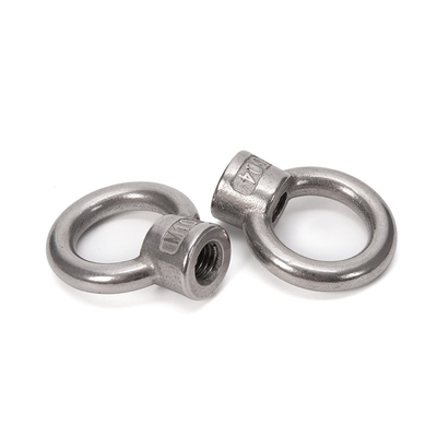 SS314 Ojo de Nudo de Acero Inoxidable M6 elevación JIS1169 gancho de tornillo con grado A4-80 acabado pulido estándar DIN