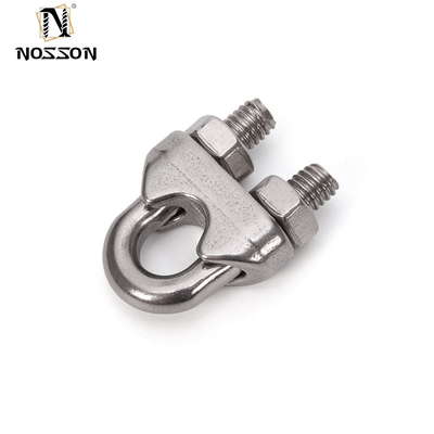 Soporte métrico de acero inoxidable 304 de servicio pesado de Japón clip de cuerda de alambre de tipo por hardware de aparejo OEM para necesidades personalizadas