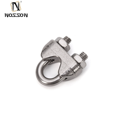 Soporte métrico de acero inoxidable 304 de servicio pesado de Japón clip de cuerda de alambre de tipo por hardware de aparejo OEM para necesidades personalizadas