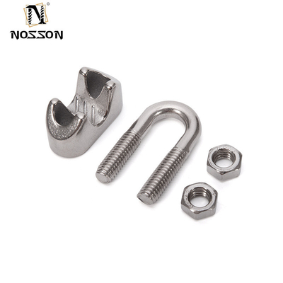 Soporte métrico de acero inoxidable 304 de servicio pesado de Japón clip de cuerda de alambre de tipo por hardware de aparejo OEM para necesidades personalizadas
