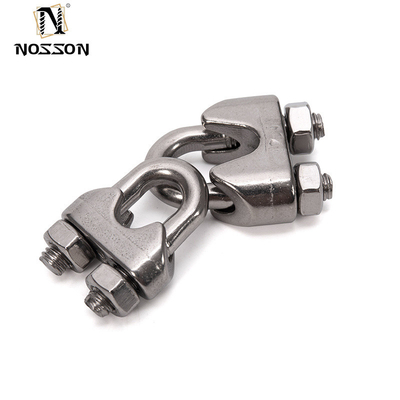 Soporte métrico de acero inoxidable 304 de servicio pesado de Japón clip de cuerda de alambre de tipo por hardware de aparejo OEM para necesidades personalizadas
