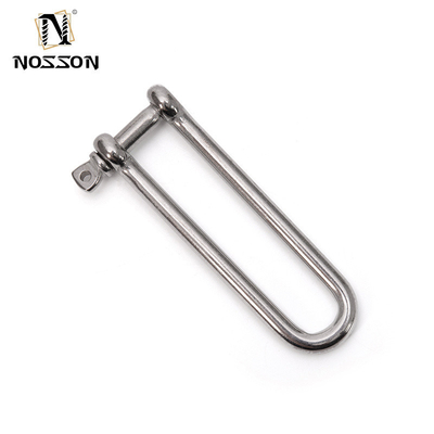 Tipo de perno DEE SHACKLES Tecnología 304 316 de acero inoxidable tornillo cautivado de broca ancha D cadenas de precisión de fundición