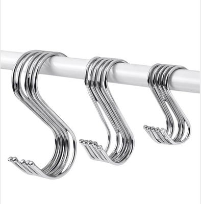 Anodizado azul métrico ganchos de metal en forma de S para el mostrador de gabinete de cocina m1.6 m2 m2.5 m3 m4 m5 m6 m8 m10 m12 m14 m16 m20
