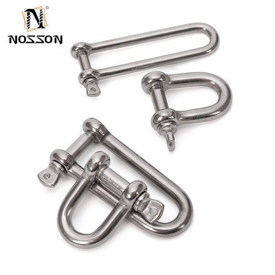 Acero inoxidable de la industria pesada pulido 304/316 Dee Chackle ajustable U/D Anchor Chackle Seguridad Captive Pin Long D Chackle