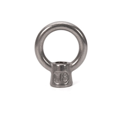 Anillo de cuerda de cable marítimo de acero inoxidable de cuidado de la salud estándar DIN con tornillo de tornillo de tuercas de ojos elevadores M10