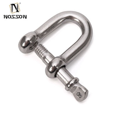 Sistema de medición métrico de acero inoxidable de seguridad de alta pulido tornillo cautivado pin DEE SHACKLES SS304 SS316 D