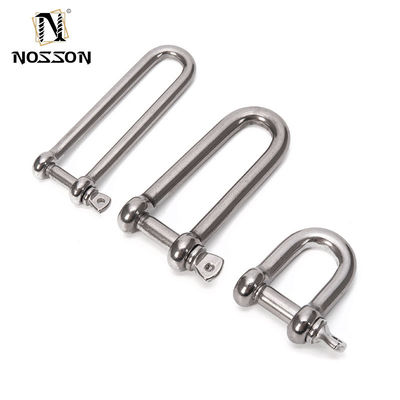 Sistema de medición métrico de acero inoxidable de seguridad de alta pulido tornillo cautivado pin DEE SHACKLES SS304 SS316 D