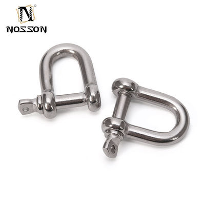Sistema de medición métrico de acero inoxidable de seguridad de alta pulido tornillo cautivado pin DEE SHACKLES SS304 SS316 D