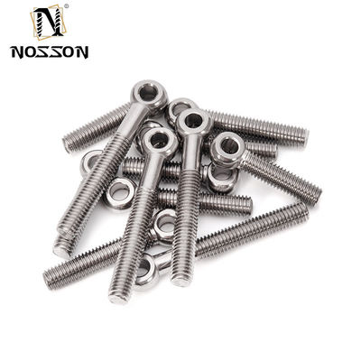 Finalización galvanizada personalizada M5M6M8M10 Cerrojo de acero inoxidable Nudo de resbalón tornillo O-anillo de orificio Cerrojo con estilo de cabeza redonda