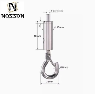 Clampada de alambre certificado DIN para aplicaciones marinas 4.6mm 7.9mm 10mm 12mm