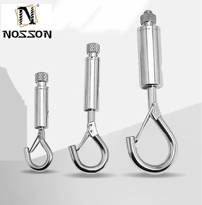 Tratamiento electrolítico de acero inoxidable de 8 mm-50 mm de doble extremo de perno con gancho para perros