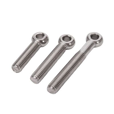 Sistema de medición métrico DIN estándar galvanizado cerrojo de cabeza redonda con tornillos de sujeción personalizados y material SS304