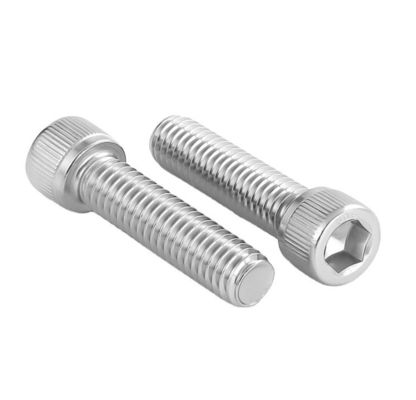 Sistema de medición métrico Titanio plateado Hex Socket Bolt M3 M6 M10 Perfecto para fijación industrial de trabajo pesado