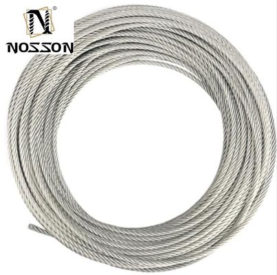 Color personalizado de acero inoxidable Rigging barandilla cuerda de cable de alambre para la planta de escalada de ropa línea y valla de sombra vela