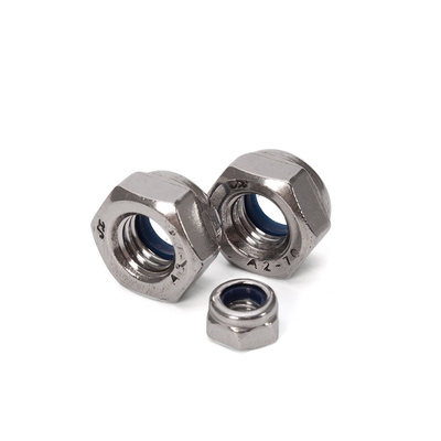 Cuidado de la salud Métrica M5 5/16 Autobloqueador Hexágono DIN985 Acero inoxidable 304/316 Nylon Insert Lock Nut para la industria pesada