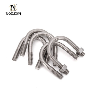 Cerrojo U de curvatura redonda galvanizado para M3 M4 M5 M6 M8 M10 M12 M16 M20 en acabado plano según el estándar JIS