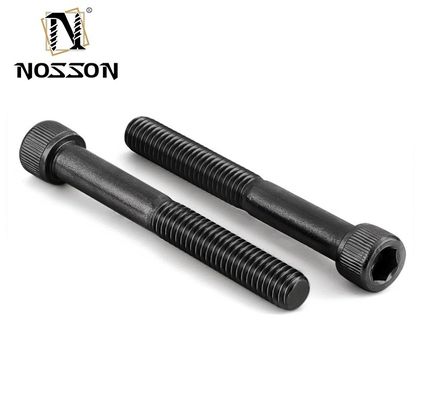 DIN estándar óxido negro Hexágono tornillo de toma de corriente M10 M12 100mm Hex Tornos de tapa de cabeza de toma de corriente Allen Tornos de cabeza para industrial