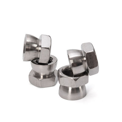 Asegure su propiedad con M6 M8 M10 de acero inoxidable Anti-robo Separador de seguridad de las tuercas de corte y acabado cromado