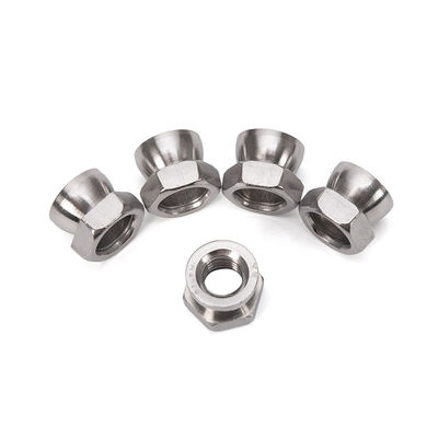 Cromo Revestido con aceite de gas de acero inoxidable Nuts de corte de corte de seguridad para cercas de cercas de barandillas Servicio personalizado M6 M8 M10 M12