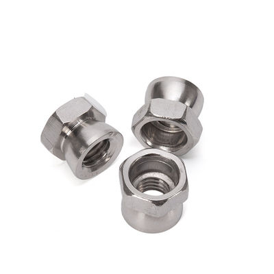 Cromo Revestido con aceite de gas de acero inoxidable Nuts de corte de corte de seguridad para cercas de cercas de barandillas Servicio personalizado M6 M8 M10 M12