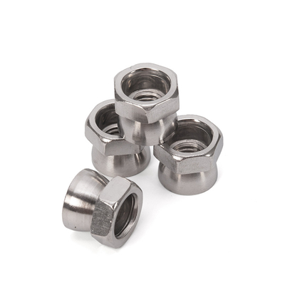 Sistema de medición métrico Torcer las tuercas hexagonales antirrobo en acero inoxidable 304 316 para la norma DIN