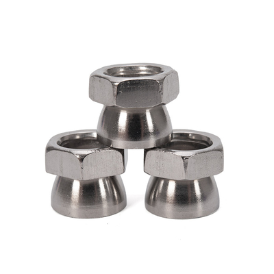 Tratamiento de la superficie galvanizado M3 de acero inoxidable Hex Flange Nut 12 mm longitud del perno para equipos mineros y médicos
