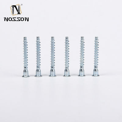 ANSI/ASME Sistema de medición INCH de acero inoxidable estándar con cabeza plana y accionamiento automático Euro tornillo para instalación de muebles