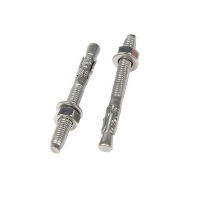 Acero inoxidable pulido Fijaciones para reparación de automóviles M6 M8 M12 Gecko Caída de hormigón en el anclaje manga cuña de expansión del anclaje perno