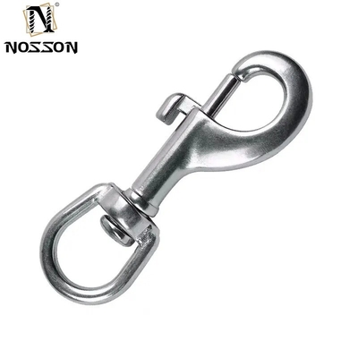 Estándar JIS AISI304/316 Cerrojo de acero inoxidable Gancho giratorio de carabinero para la correa de la correa para perros Buceo m3 m4 m5 m6 m8 m10 m12 1/4 3/8 5/16