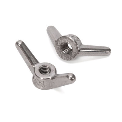 Finitura métrica de óxido negro de acero inoxidable de rodillos de alas de mariposa DIN315 para la industria automotriz y la medición métrica