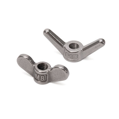 Sistema de medición imperial GB estándar de acero inoxidable con nueces redondas M8 M10 M12 M14 M16 M18 M20 SS304 316 nuez de mariposa