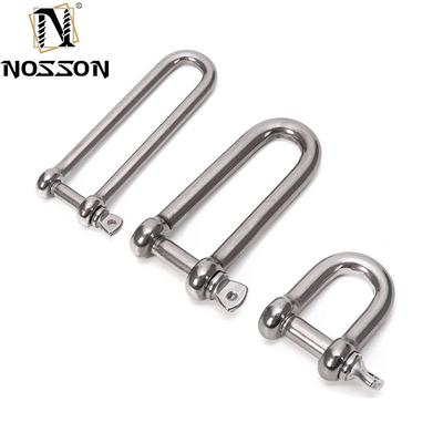Tecnología de fundición de precisión de 8 mm DIN1142 304 Clip de cuerda de alambre de acero inoxidable Chuck con pin de cuello de tornillo