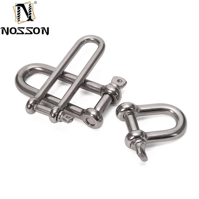 Tecnología de fundición de precisión de 8 mm DIN1142 304 Clip de cuerda de alambre de acero inoxidable Chuck con pin de cuello de tornillo