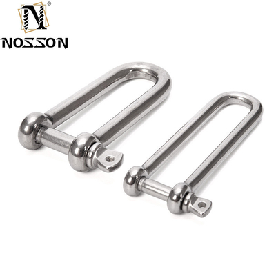 Tecnología de fundición de precisión de 8 mm DIN1142 304 Clip de cuerda de alambre de acero inoxidable Chuck con pin de cuello de tornillo