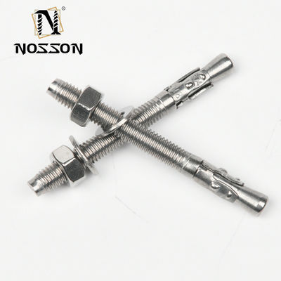 Terminado de pasivación 304 Cuña de acero inoxidable tornillos de expansión de anclaje Estándar DIN métrico para soluciones de mantenimiento de automóviles