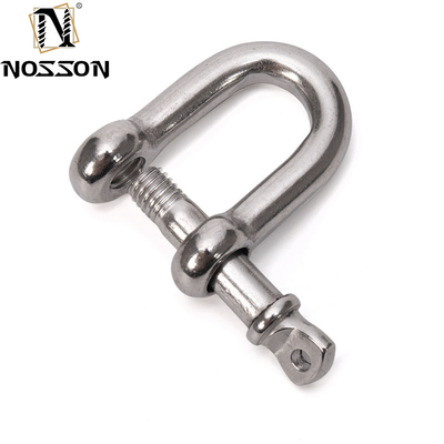8 mm Polido Marítimo Tipo D DIN82101 Enjazón de Hardware Pesado Con Pin de Collar para el Levantamiento en Soluciones de la Industria Minorista
