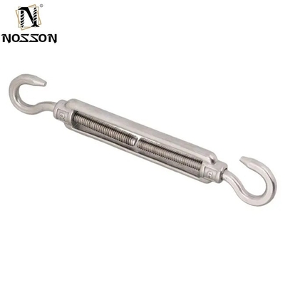 316 Cuadro de acero inoxidable Tipo de gancho de ojo Torno de abrazadera para el tensado de cuerdas de alambre de trabajo pesado y durabilidad en la industria minera